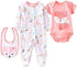 Reborn Girl Doll Clothes Red Fox Suit, Matching Outfit Accessories for 20-22 inch Reborn Baby Doll, 3pcs