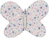 CribMATE Butterfly Nursery Room Canvas Wall Decor Pink Butterfly Baby Girl Nursery Decor Baby Girl Decorative Wall Arts