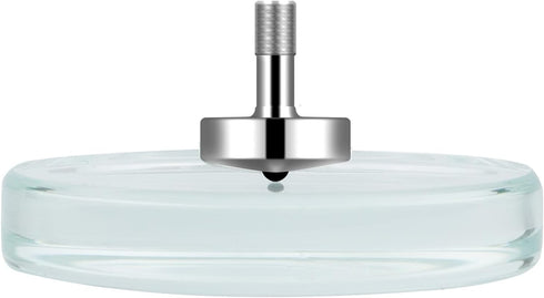 DjuiinoStar Spinning Top: Long Lasting (5-8 Minutes), with Glass Base (Diameter: 3.15";