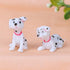 Dollhouse Family Set, Mini Animal Figures for 1:12 1:6 Scale Doll House, 6 Mini Plastic Dalmatians