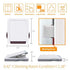 Goodv Child Proof Window Sliding Door Lock 2 Grey Packs for 0.42in to 1.18in - Baby Safety at Home