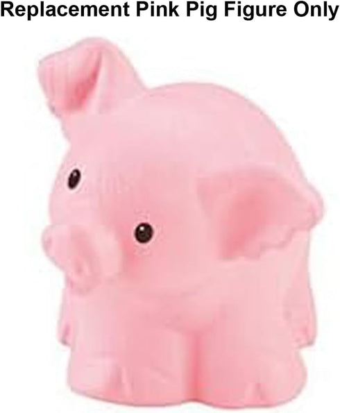 Mattel Replacement Pink Pig Figure for Fisher-Price Little People Playset - Works with Farm Playset and Other Sets