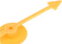 2Pcs Set Spinner Game Engaging Board Arrow Home and School Party Spinners Plastic Craft with Suction Cup Board Games
