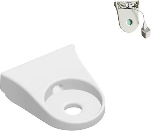Generic Outlet Mount for Owlet Sock Base Station, No-Drill Wall Holder with Cord