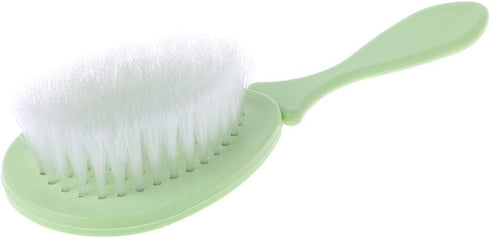 Junlinto 1 Set Baby Comb Brush Nursing Supplies Bathing Washing Hair Soft Bristle Round Tip Safe Head Massage