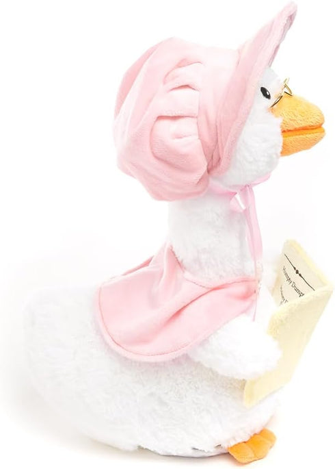 Cuddle Barn Mother Goose Animated Stuffed Animal, Reads Nursery Rhymes, 14”