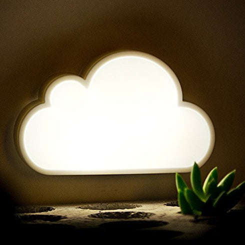 Cloud Light Sensor Night Light for Baby Nursery Child,Intelligent LED Wall Lamp Plug in for Bedside Bedroom Hallway