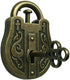 GINFH Brain Teaser Puzzle 3D Unlock Interlocking Puzzle Metal Hole Lock Adult Educational
