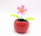 Pink Car Happy Dancing Solar Flower - Solar Power Kits for Car Decor