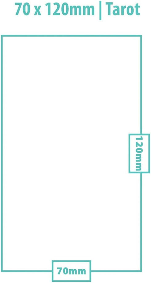 70mmx120mm (50/Pk) Ultra Pro Tarot Board Game Sleeve