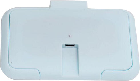 Portable USB Baby Wipe Warmer, Light Blue, Double Layer Cover with Temperature Control