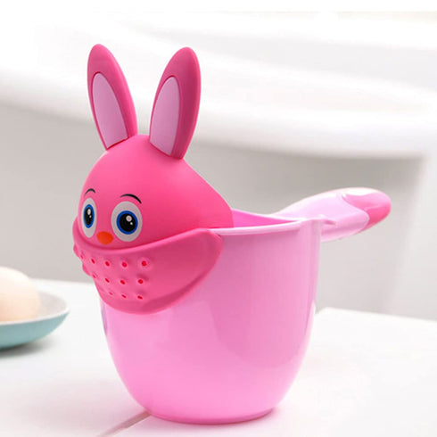 SHITINGRM Baby Bath Waterfall Rinser Kids Shampoo Rinse Cup Cartoon Shower Washing for Head Watering Spoon Bathing Cups