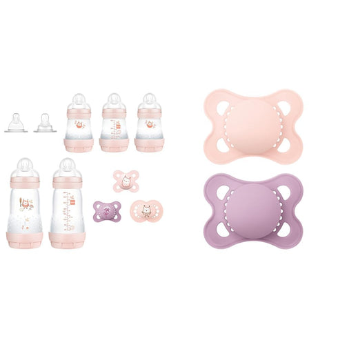 MAM Newborn Essentials "Baby Essentials" Matte Gift Set (9-Piece) & Original Matte Baby