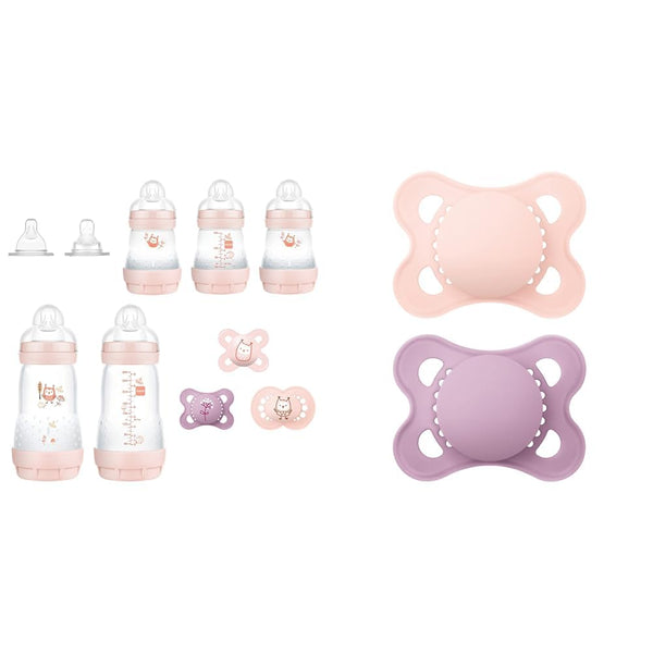 MAM Newborn Essentials "Baby Essentials" Matte Gift Set (9-Piece) & Original Matte Baby