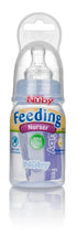 1 Count (Pack 1), Nuby Standard Neck Tinted Feeding Nurser, of Colors May Vary