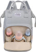 Generic backpack, mommy, Fashionable multi-functional baby bottle, diaper, casual daily life (blue)