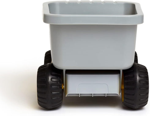 14.4" 18M+ Hape Load & Tote Dump Truck| Outdoor & Indoor Vehicle Beach Sand Toy for Toddlers