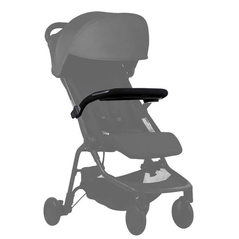 Mountain Buggy Nano Grab Bar with Food Tray - Convenient Black Design