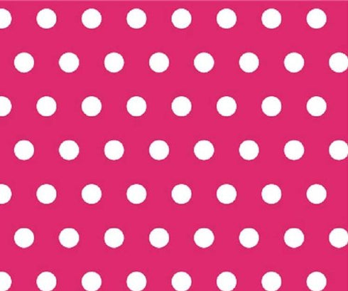 SHEETWORLD.COM 100% 42 42 inches, SheetWorld Baby Fitted Round Crib Sheet, Cotton Woven Sheet, Unisex Boy Girl, x Polka