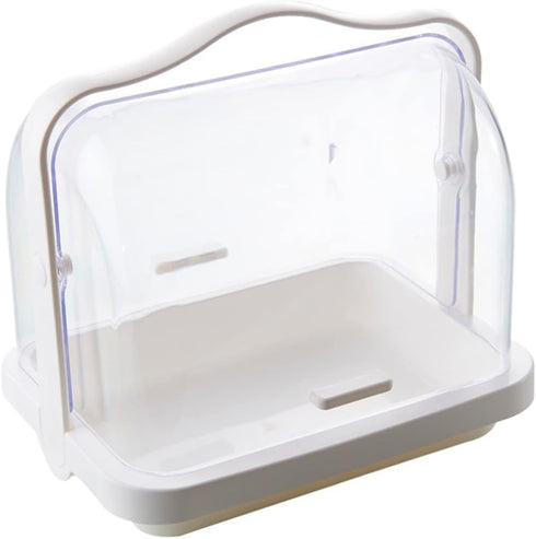 Luxshiny Handheld Bottle Organizer with Lid Large Transparent Storage Box for Milk
