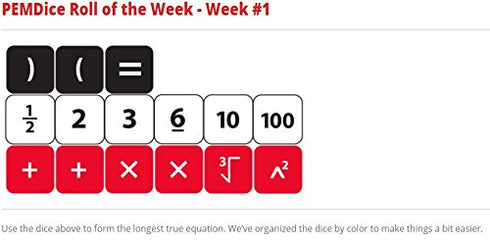 Didax Order of Operations PEMDice Game