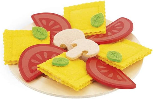 Set Set 58 3 J06598 Janod - Pasta Mix - Pasta - Pretend Play Kitchen & Tea Toy - Wooden, Cardboard and Felt Pieces
