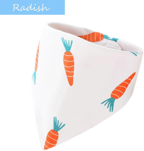 9 Pcs 100% Cotton Baby Bandana Drool Bibs for Boy and Girl - Perfect for Drooling, Teething, and Feeding