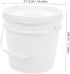 Refillable Wipes Dispenser Bucket with Lid Portable Plastic Wet Tissue Holder for Baby Car and Home Use Sturdy Handle