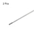 MECCANIXITY 304 Stainless Steel Push Rod Connector, Double End Threaded Rod for DIY Models, M3x250mm, 2 Pack