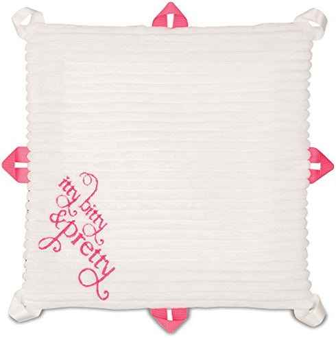 Pavilion Gift Company Lovie Baby Blanket, Grape Jelly, 13"