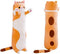shangman Lovely Plush Cat Doll, Cute Cartoon Soft Stuffed Kitten, Long Throw Sleeping Pillow Toy for Kids, Girlfriend