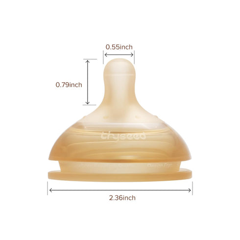 Flow,3+ 1-Pack Thyseed Anti-Colic Series Nipple, Medium Fast Months