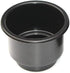 3 5/8 Black Jumbo Cup Boat RV Car Truck Poker Pool Table Inserts - Large Size, 2 Pack