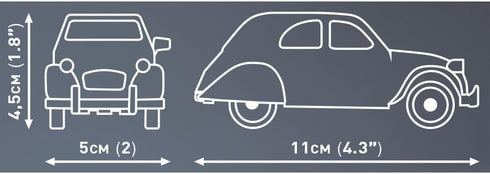 COBI Citroen 2CV Dolly Vehicle Model