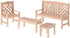 1:12 4 Set, 1 1 1 1 EatingBiting Dollhouse Accessories Furniture Dollhouse Miniature Furniture Wooden Garden Unpainted
