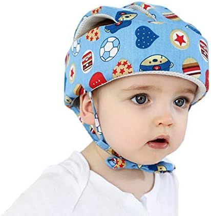 Baby Toddler Walking Helmet, Anti-Collision Head Protector for Crawling, Adjustable Soft Cushion Safety Cap
