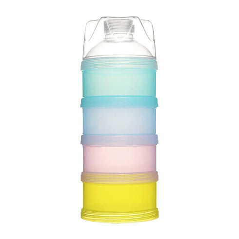 Ginwrek Baby Milk Dispenser 4 Layer Milk Powder Dispenser, Formula Powder Scoop, Infant