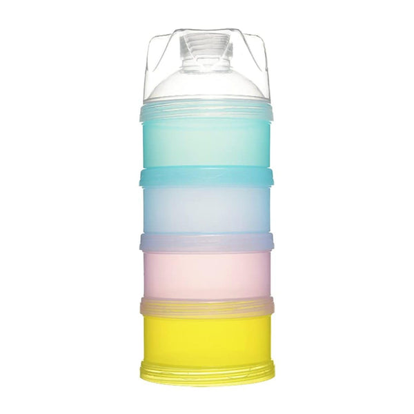 Ginwrek Baby Milk Dispenser 4 Layer Milk Powder Dispenser, Formula Powder Scoop, Infant