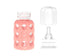 4 oz Pack 4 2- 1- 1- Lifefactory Glass Baby Bottle BPA Free | Protective Silicone Sleeve | of | Lavender, Mint