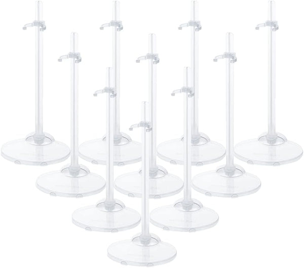 10PCS Doll Holder, Adjustable Waist Clip Display Stand for 11 to 13 Inch Tall Dolls