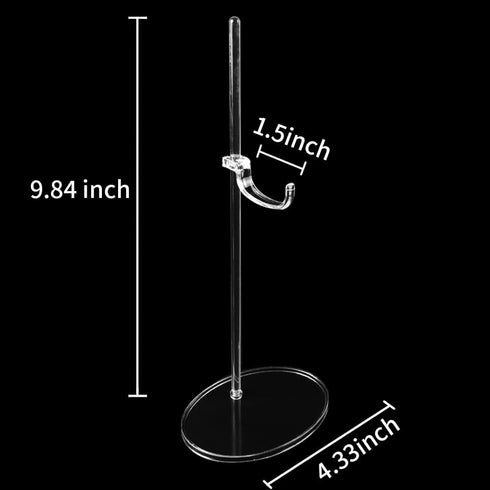 UCanaan 5 Pcs Doll Stand Display Holder for Dolls, Transparent Model Support Frame for 11''-18'' Inch Dolls