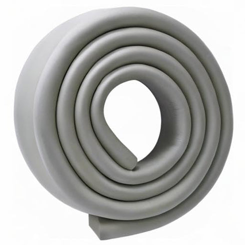 M2cbridge Extra Thick U Shape Foam Table Edge Protectors, 6.5 Ft Baby Safety Bumper Guard (Grey)