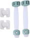 4 Pack Child Safety Strap Locks for Cabinets, Drawers, Toilet, Fridge, Adhesive Toddler Safety Lock for Kitchen