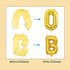 JOYMEMO Twins Baby Shower Decorations Set, Gold Theme, Double Trouble Banner, OH BABIES Balloons