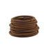 100 Pcs Baby Girls Hair Ties, No Crease Elastic Ponytail Holders for Thin Hair (2 mm x 2.5 cm, Light Brown)