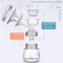 DISAAR Beauty DQ-S001 Electric Breast Pump Natural Sucking Rechargeable Silent Milking Machine Battery Storing Baby