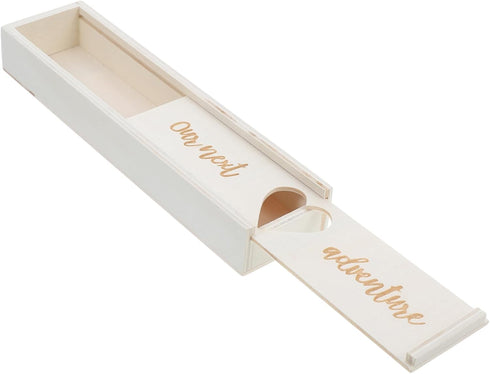 LIFKOME Wooden Pregnancy Test Kit Box Mom Gifts Unique Decorative Announcement Box for