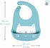 Baby Bibs Silicone Feeding Bibs - 3pcs Adjustable Waterproof Bibs for Feeding