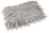 Newborn White Furry Throw Blanket, Faux Fur Infant Photography Mat for Winter, Baby Boy