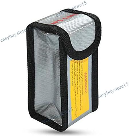 4pcs Lipo Battery Fireproof Explosion Proof Bag Storage Guard Safe Pouch, 125mm